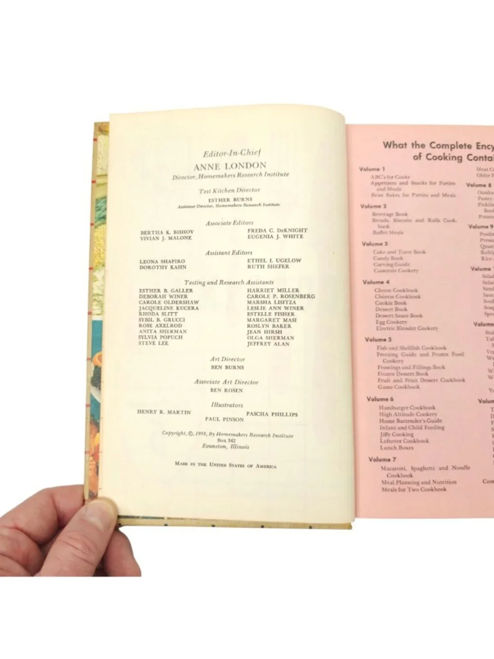 Mary Margaret McBride Encyclopedia of Cooking Volume 5 Vintage 1958 Cookbook HC